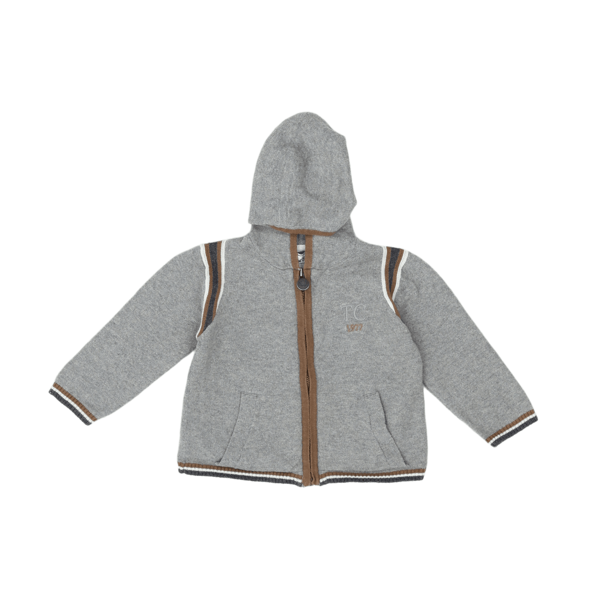 TARTINE & CHOCOLAT - SWEATSHIRT - GRAU, BRAUN - 12 MONATE