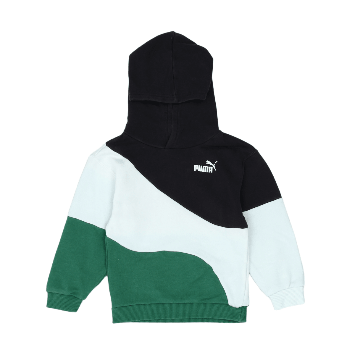 PUMA - SWEAT - VERT, BLANC - 4 ANS