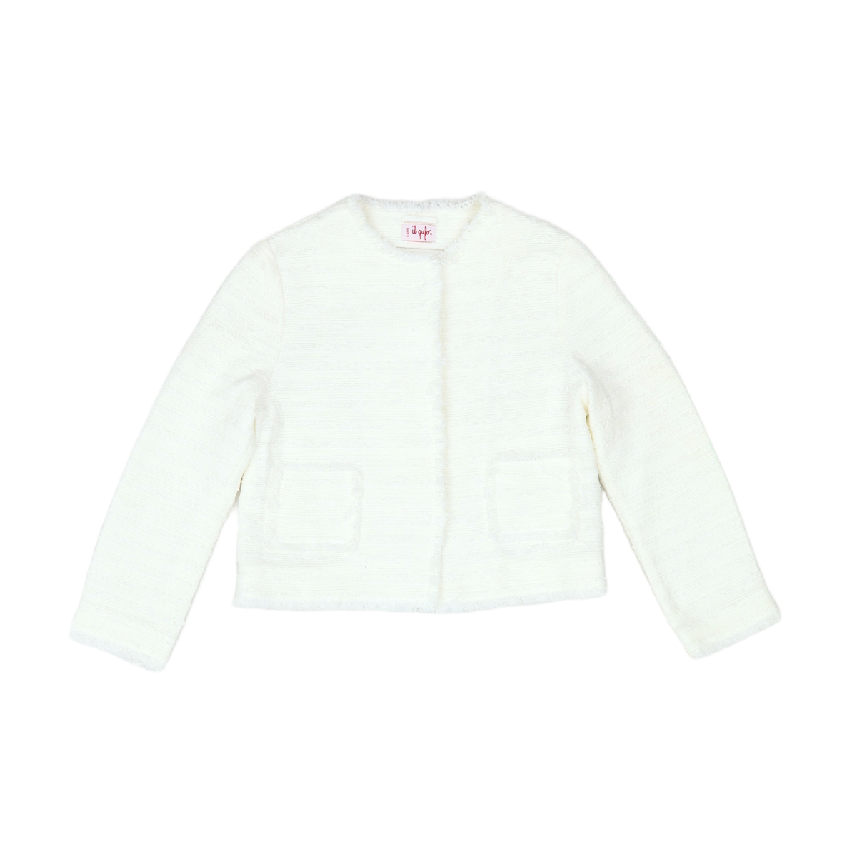 IL GUFO - CARDIGAN - BLANC - 8 ANS
