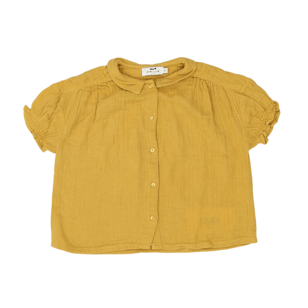 CYRILLUS - BLOUSE - JAUNE - 6 ANS