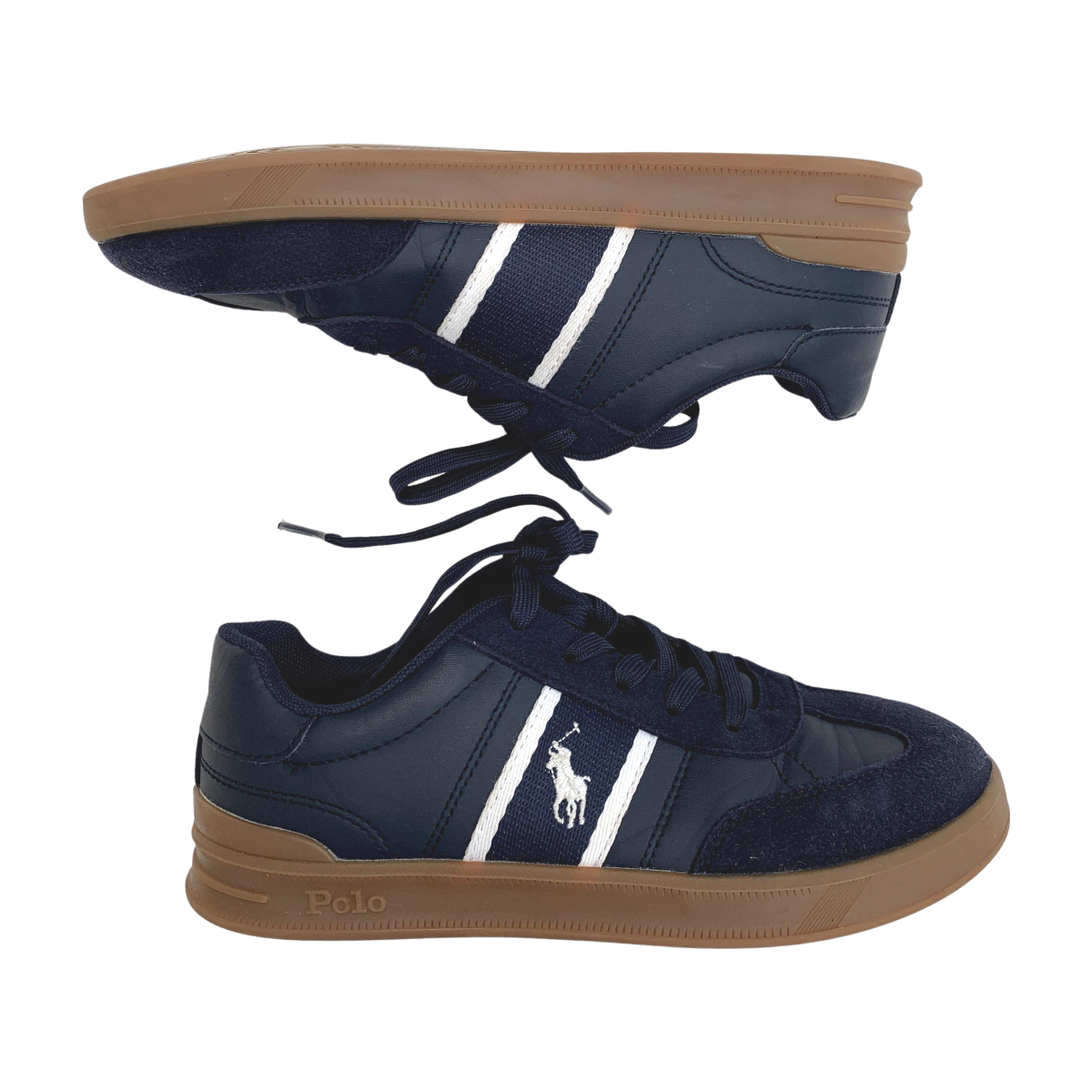 RALPH LAUREN - BASKETS - BLEU - 35