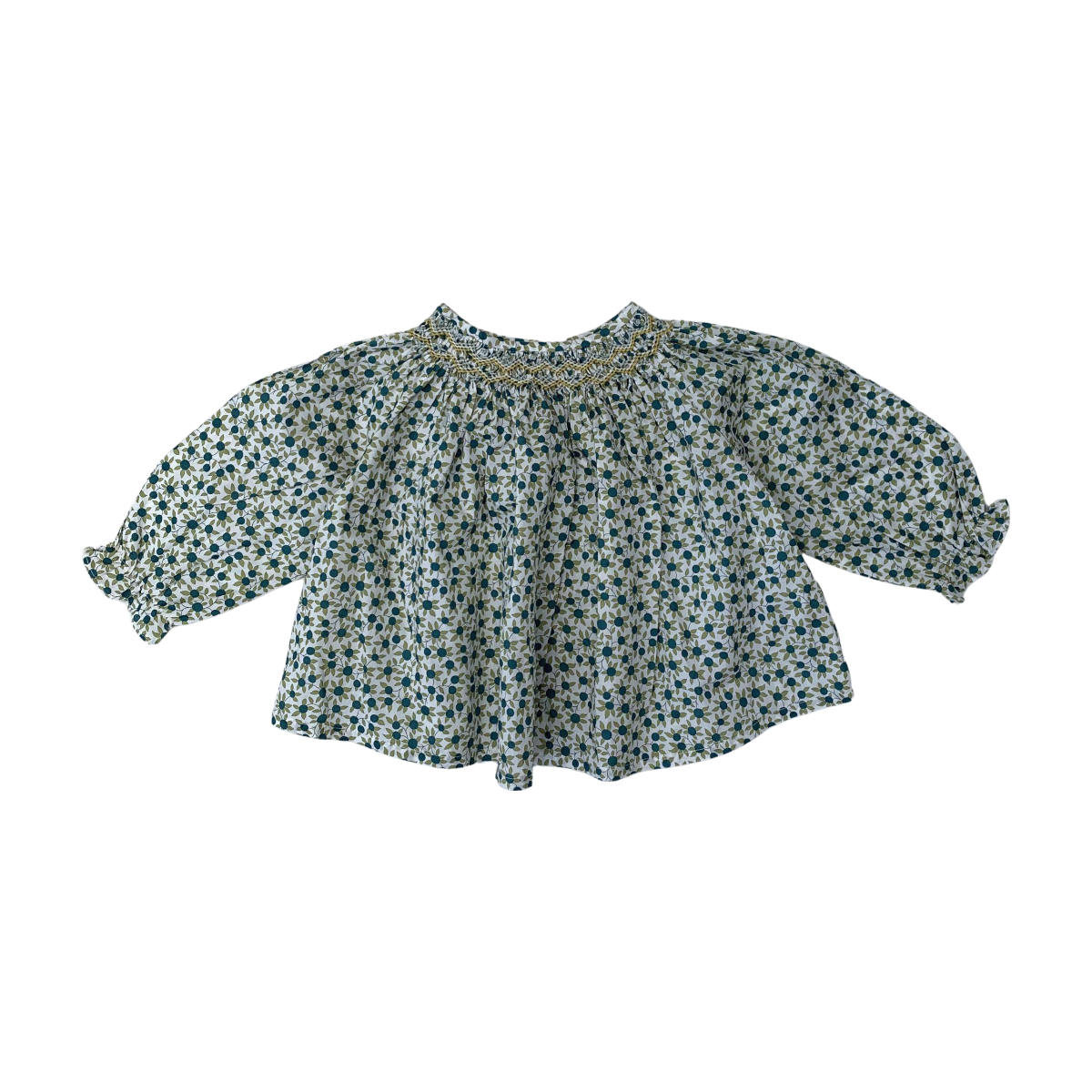 BONPOINT - BLOUSE - VERT - 3 MOIS