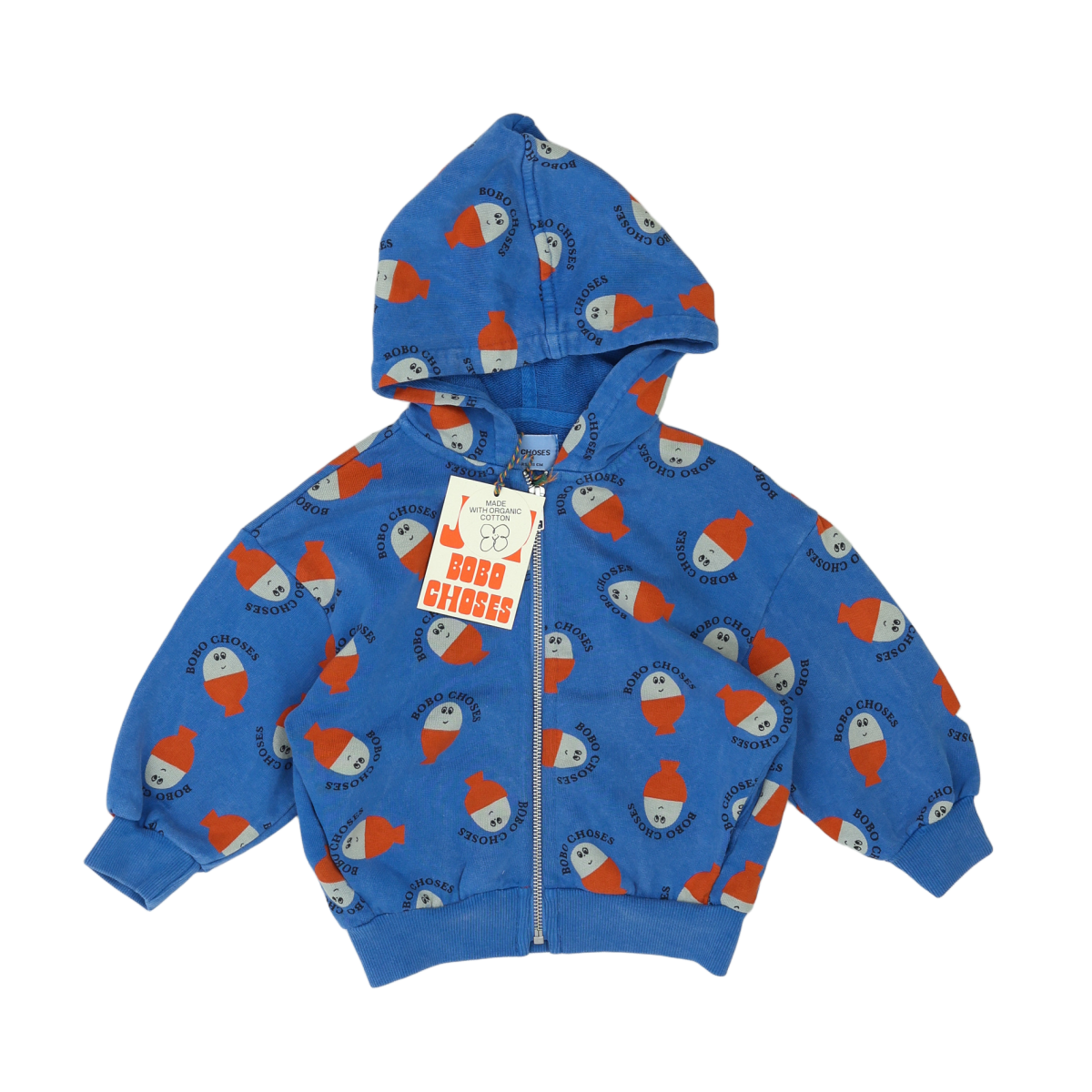 BOBO CHOSES - SWEAT - BLEU - 3 ANS
