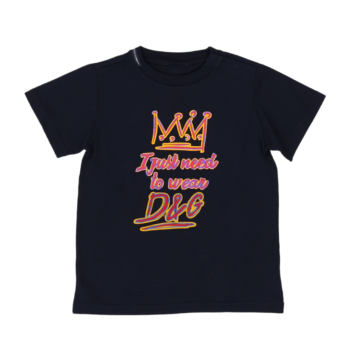 DOLCE & GABBANA - T-SHIRT - BLACK - 3 YEARS