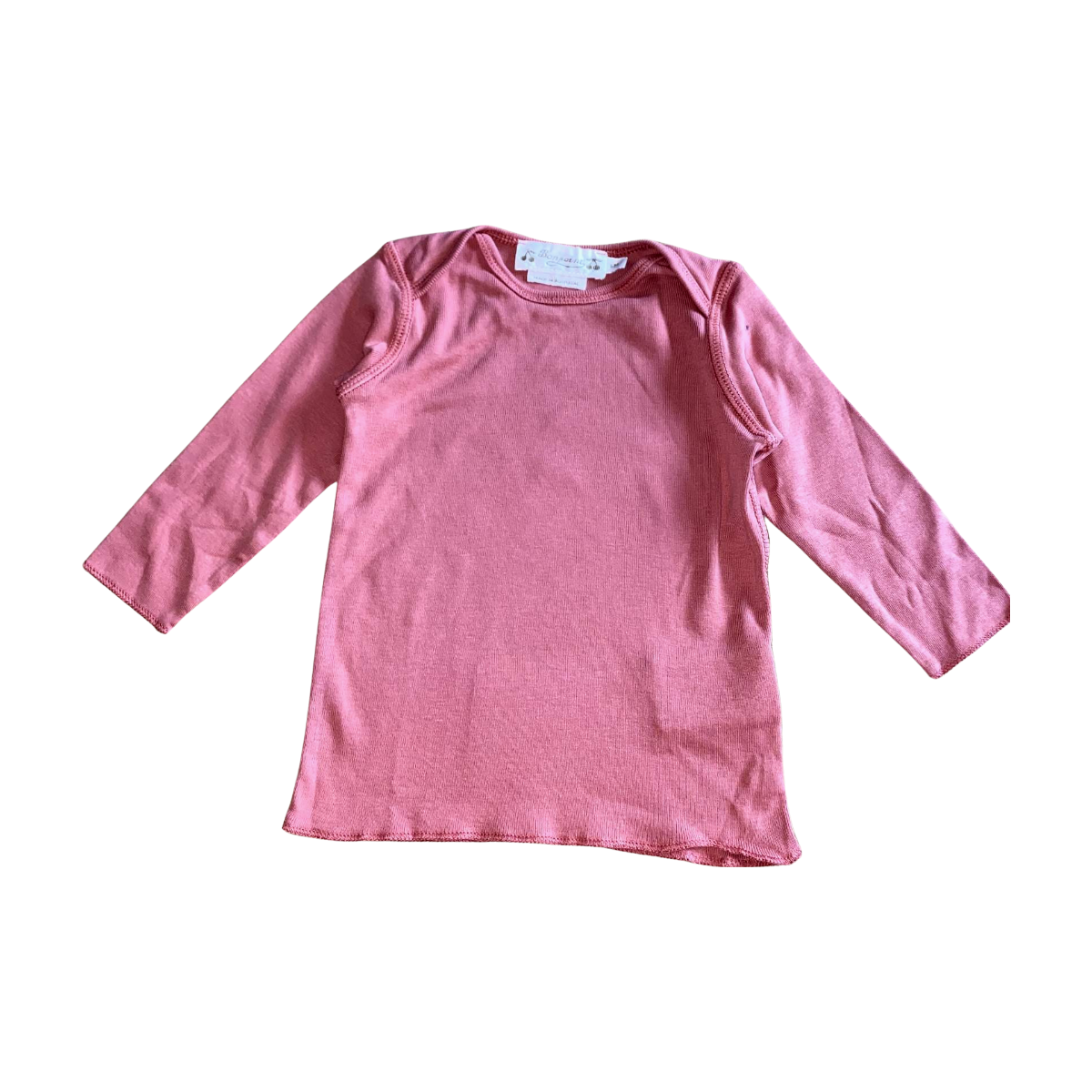 BONPOINT - T-SHIRT - ROSE - 6 MOIS