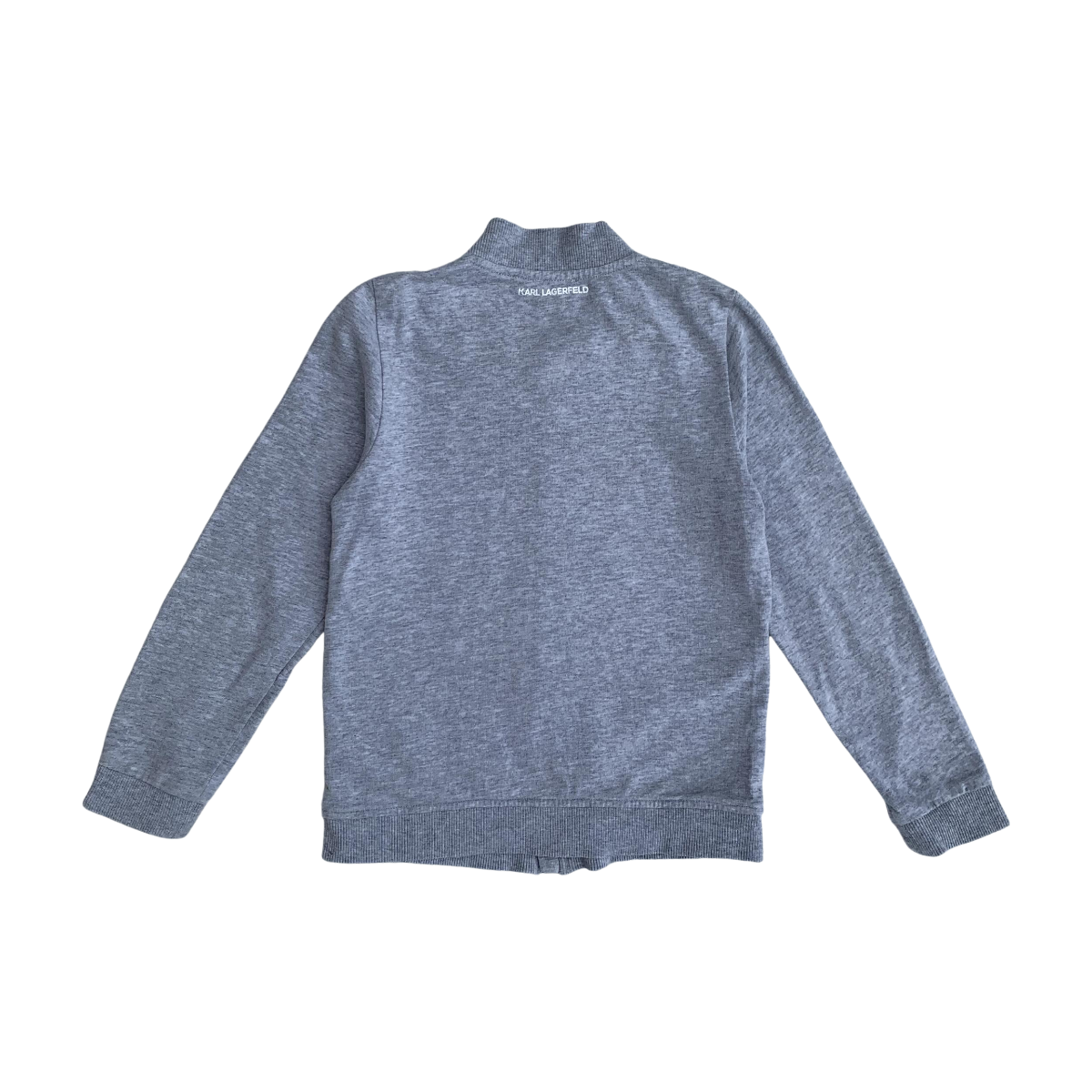 KARL LAGERFELD - CARDIGAN - GRIS - 8 ANS