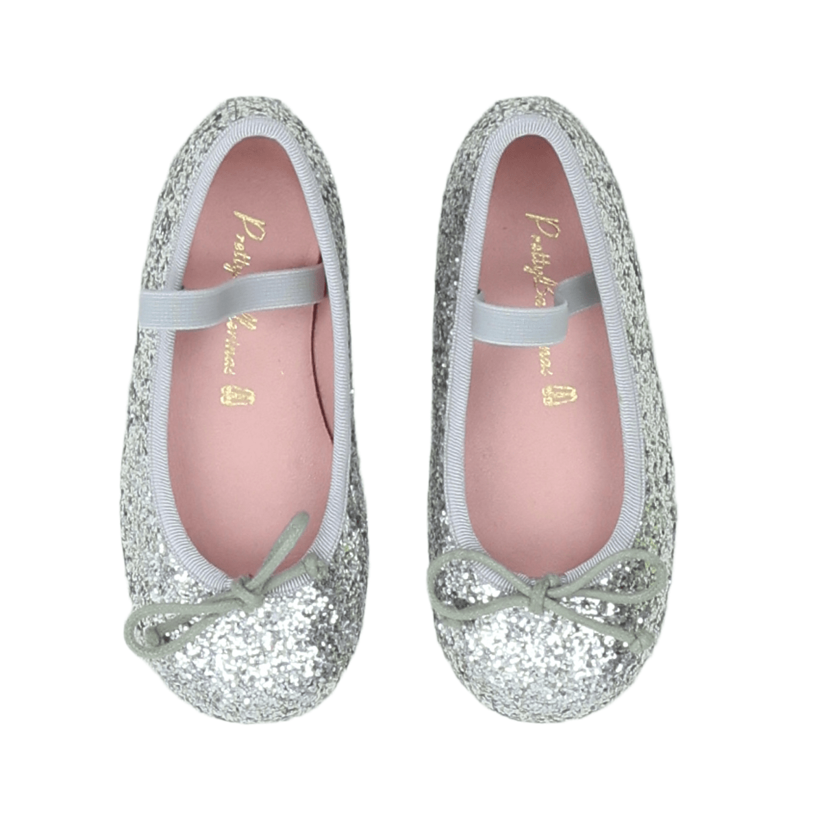 PRETTY BALLERINAS - Ballerines grises à payettes neuves - 25