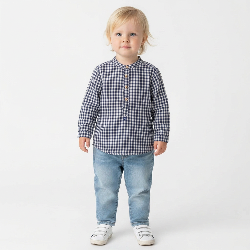 CYRILLUS - CHEMISE - BLEU - 24 MOIS