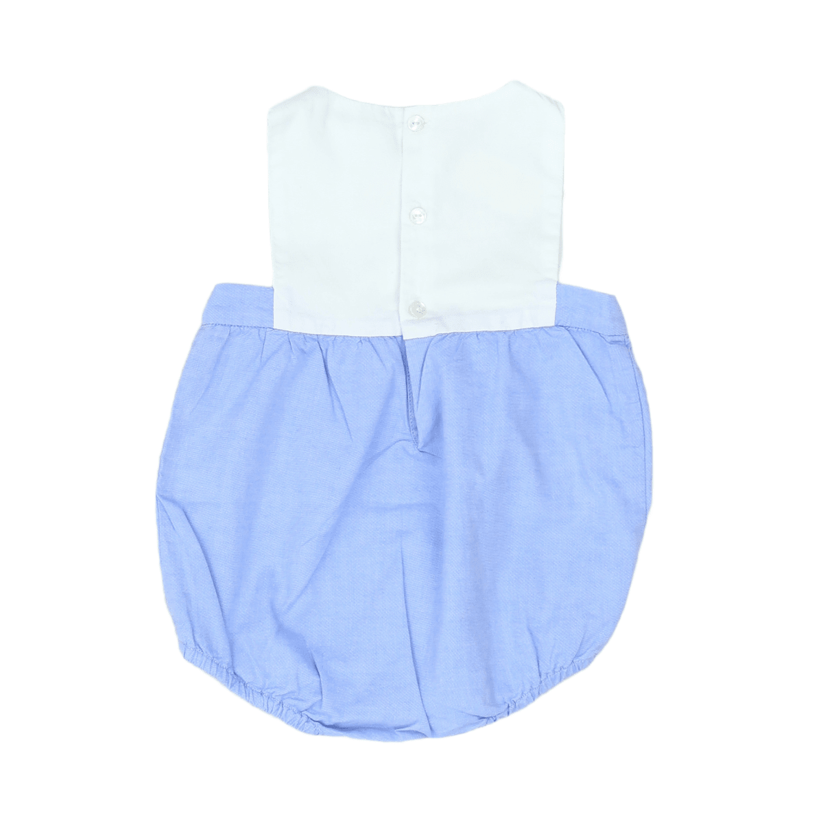 JACADI - COMBISHORT - BLANC, BLEU - 6 MOIS