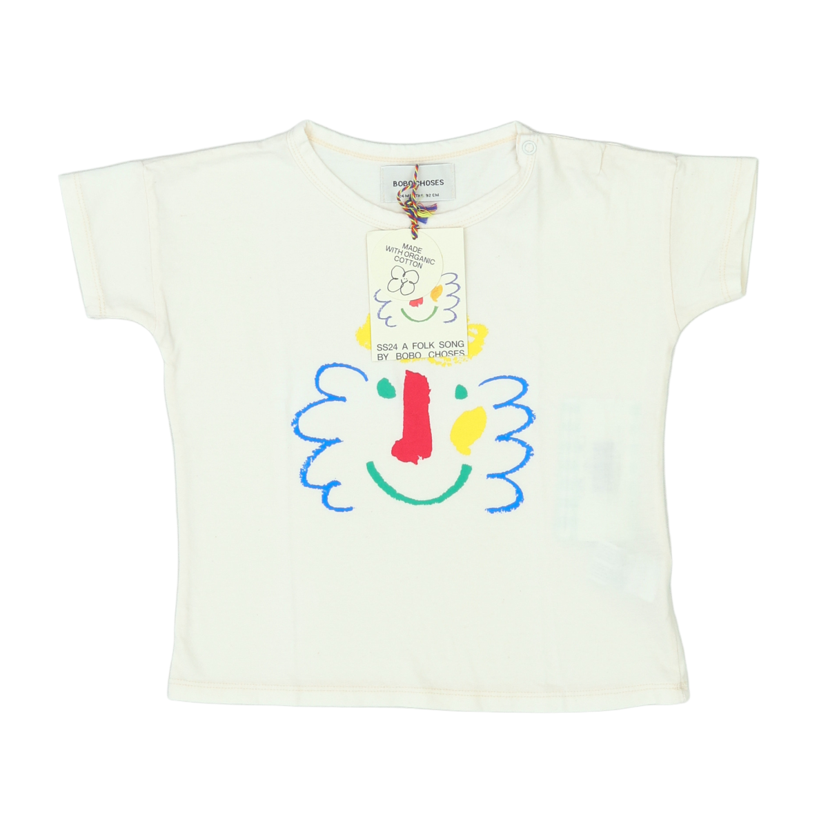 BOBO CHOSES - T-SHIRT - BEIGE, MULTICOLORE - 24 MOIS
