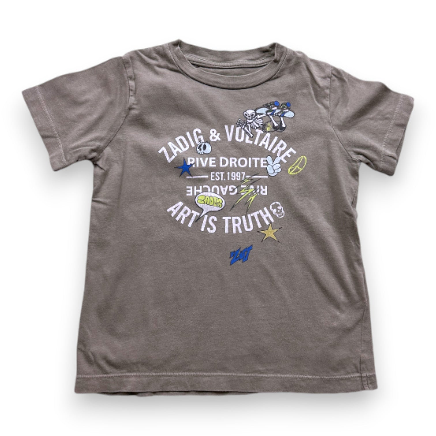 ZADIG & VOLTAIRE - T-SHIRT - GRÜN - 6 JAHRE