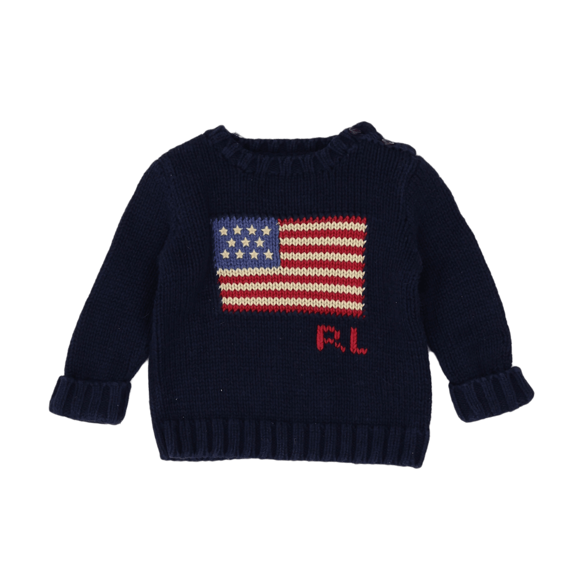 RALPH LAUREN - PULL - BLEU - 9 MOIS