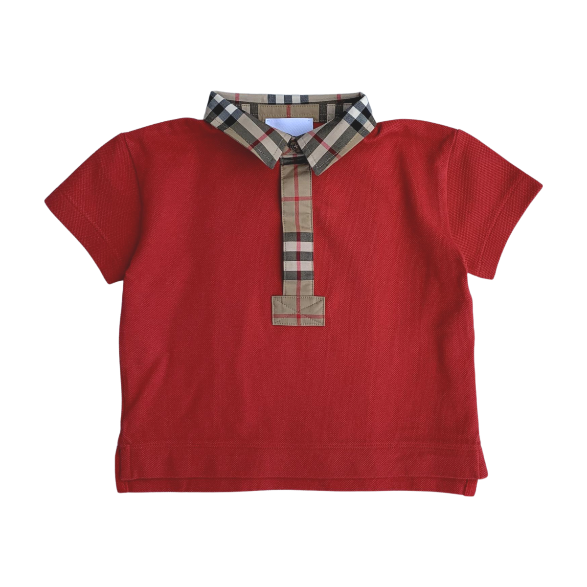 BURBERRY - POLO - ROUGE - 12 MOIS