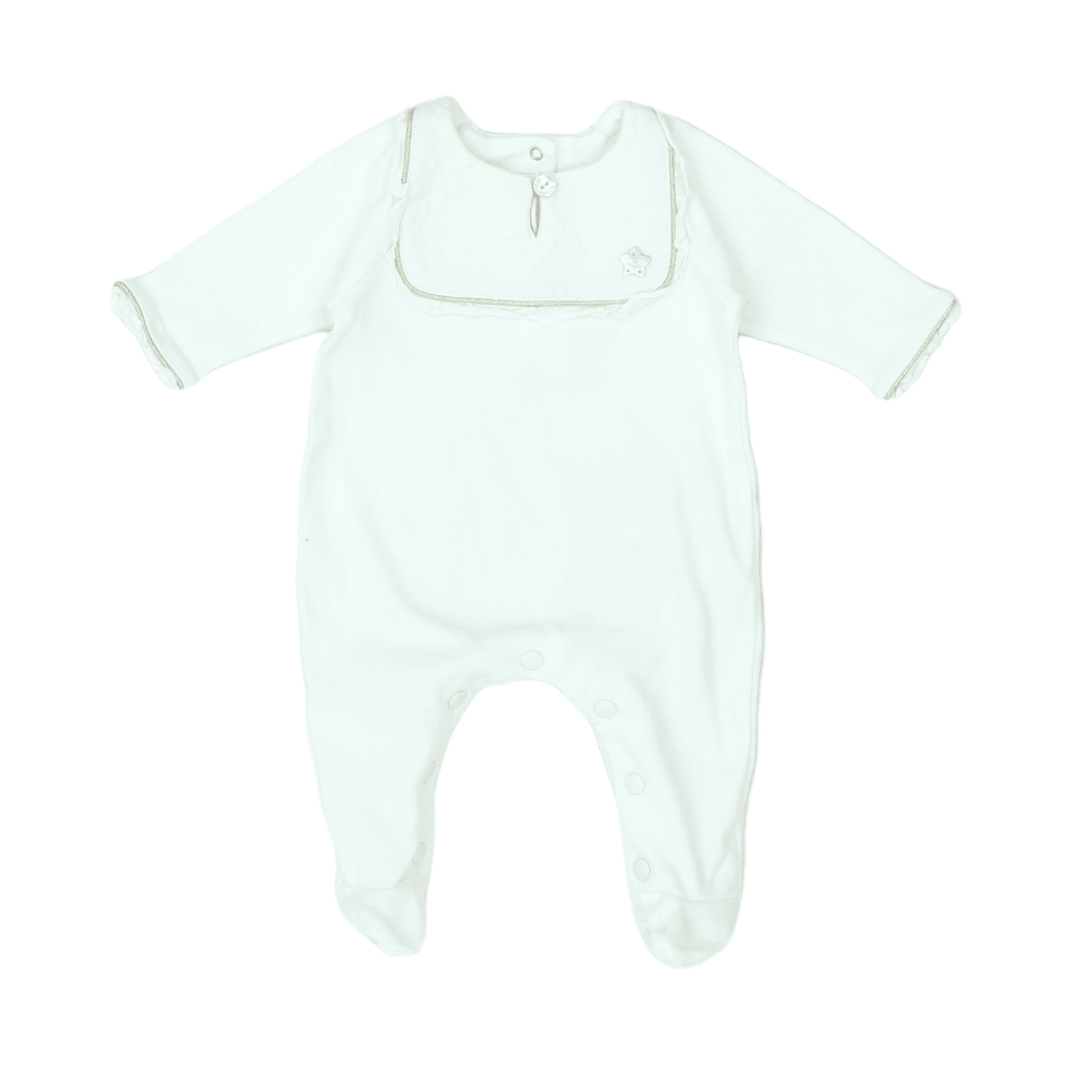 TARTINE & CHOCOLAT - PYJAMA - BLANC - 1 MOIS