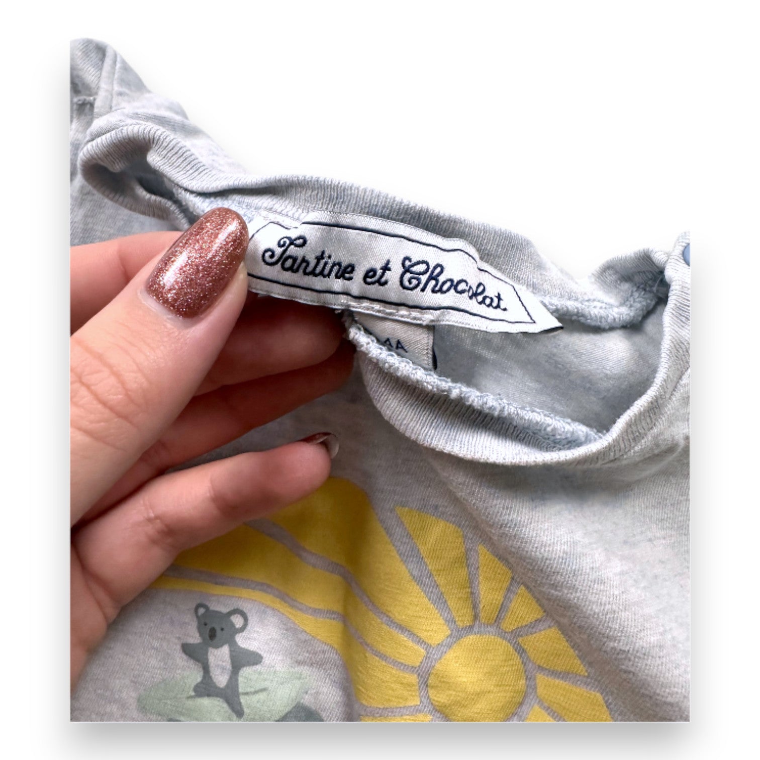 TARTINE & CHOCOLAT - T-SHIRT - GREY - 4 YEARS