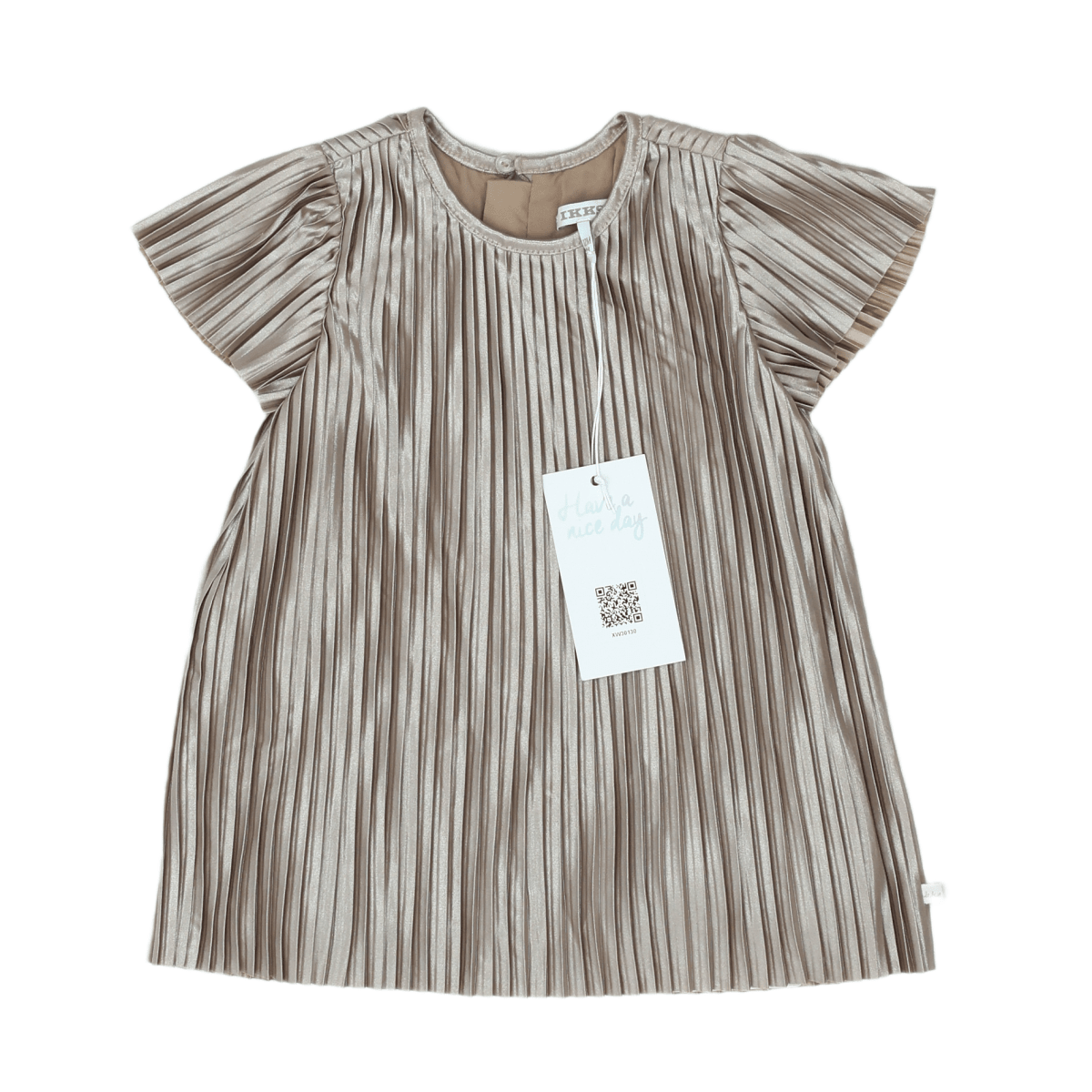 IKKS - DRESS - BROWN, SILVER - 12 MONTHS