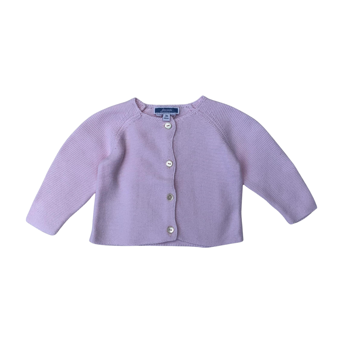 JACADI - CARDIGAN - ROSE - 3 MOIS