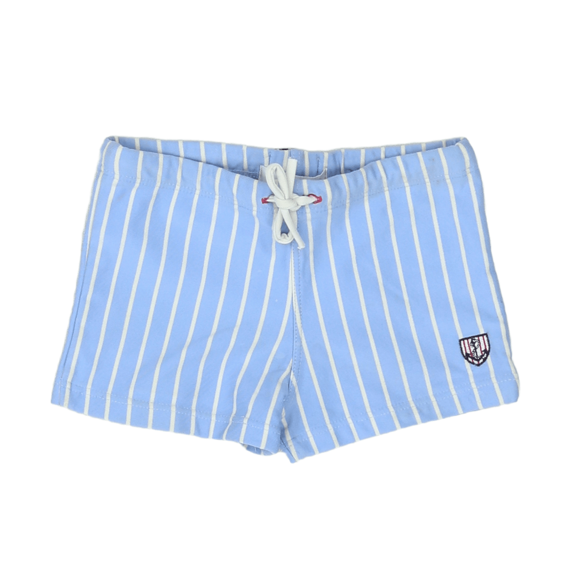 JACADI - BADESHORTS - BLAU, WEIß - 24 MONATE