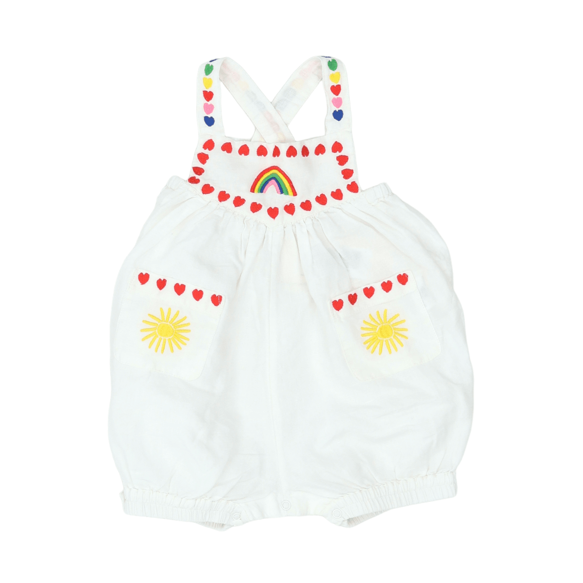 STELLA MCCARTNEY - OVERALLS - WEIß - 9 MONATE