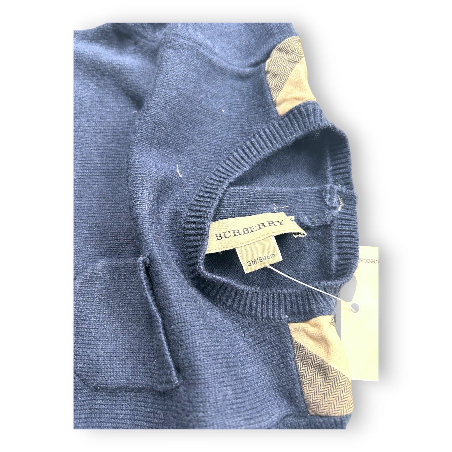 BURBERRY - PULLOVER - BLAU - 3 MONATE