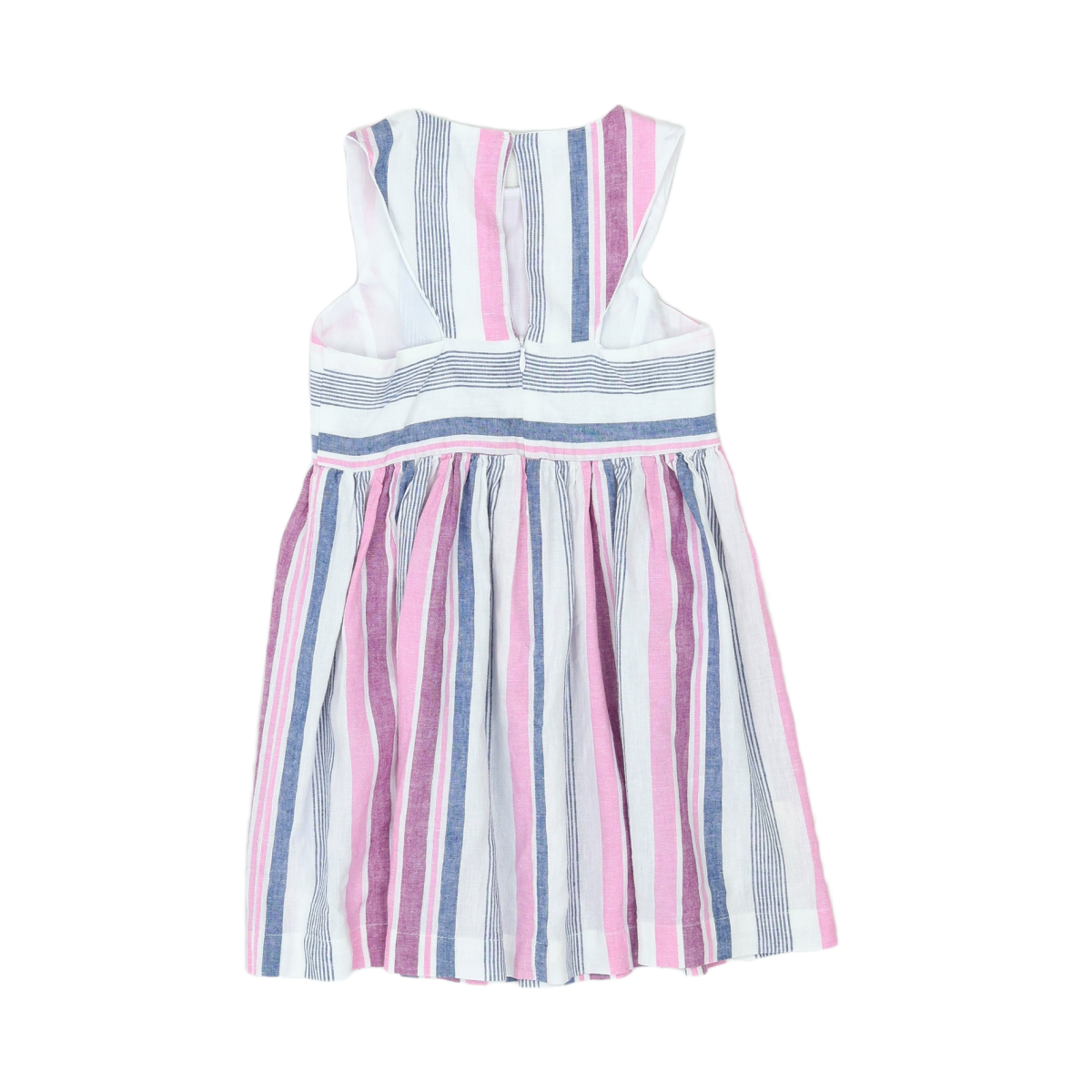 MAYORAL - ROBE - BLANC, ROSE - 6 ANS