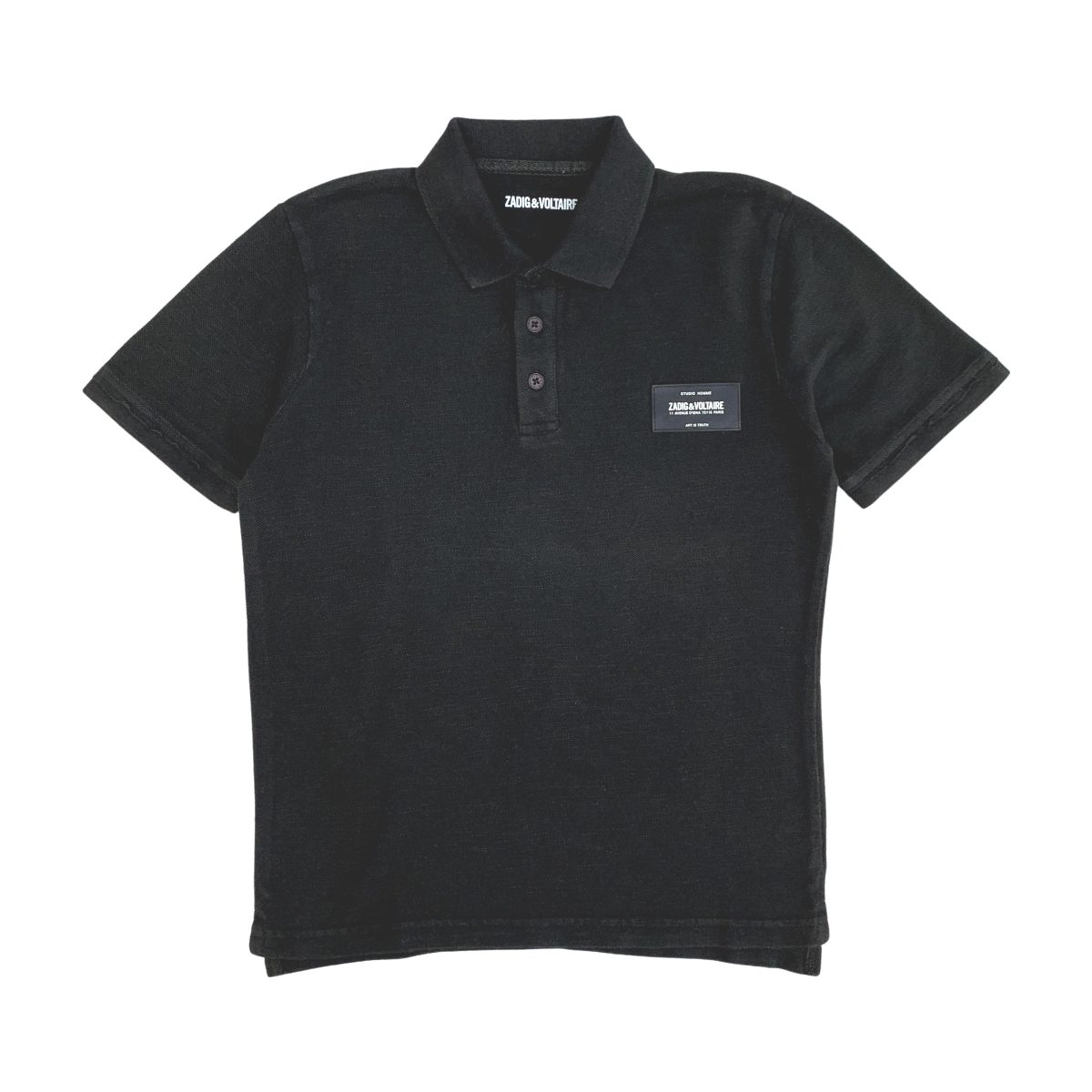 ZADIG & VOLTAIRE - POLO - NOIR - 10 ANS