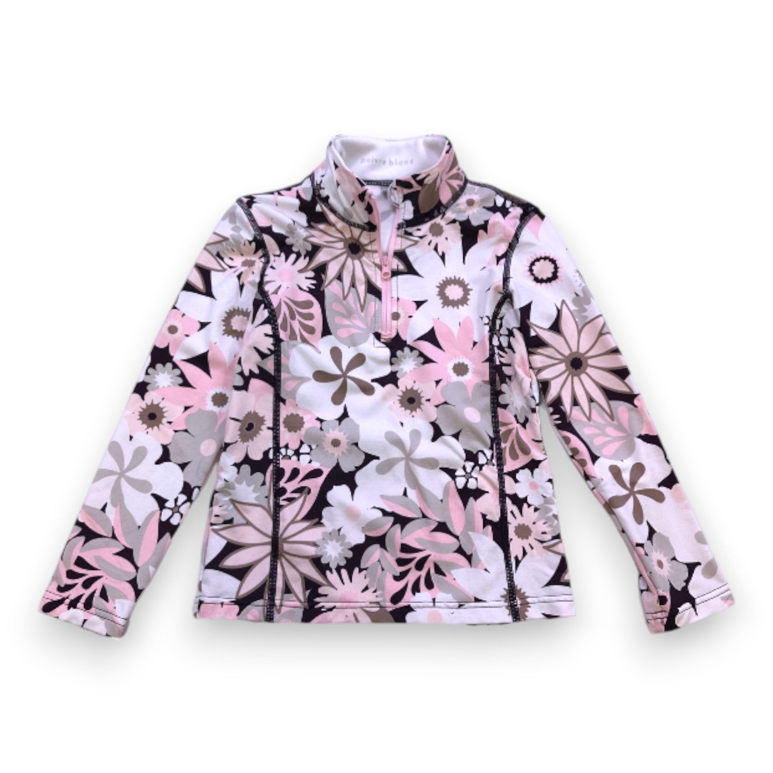 WHITE PEPPER - ROSA UND WEISSES TECHNISCHES T-SHIRT - 6 JAHRE