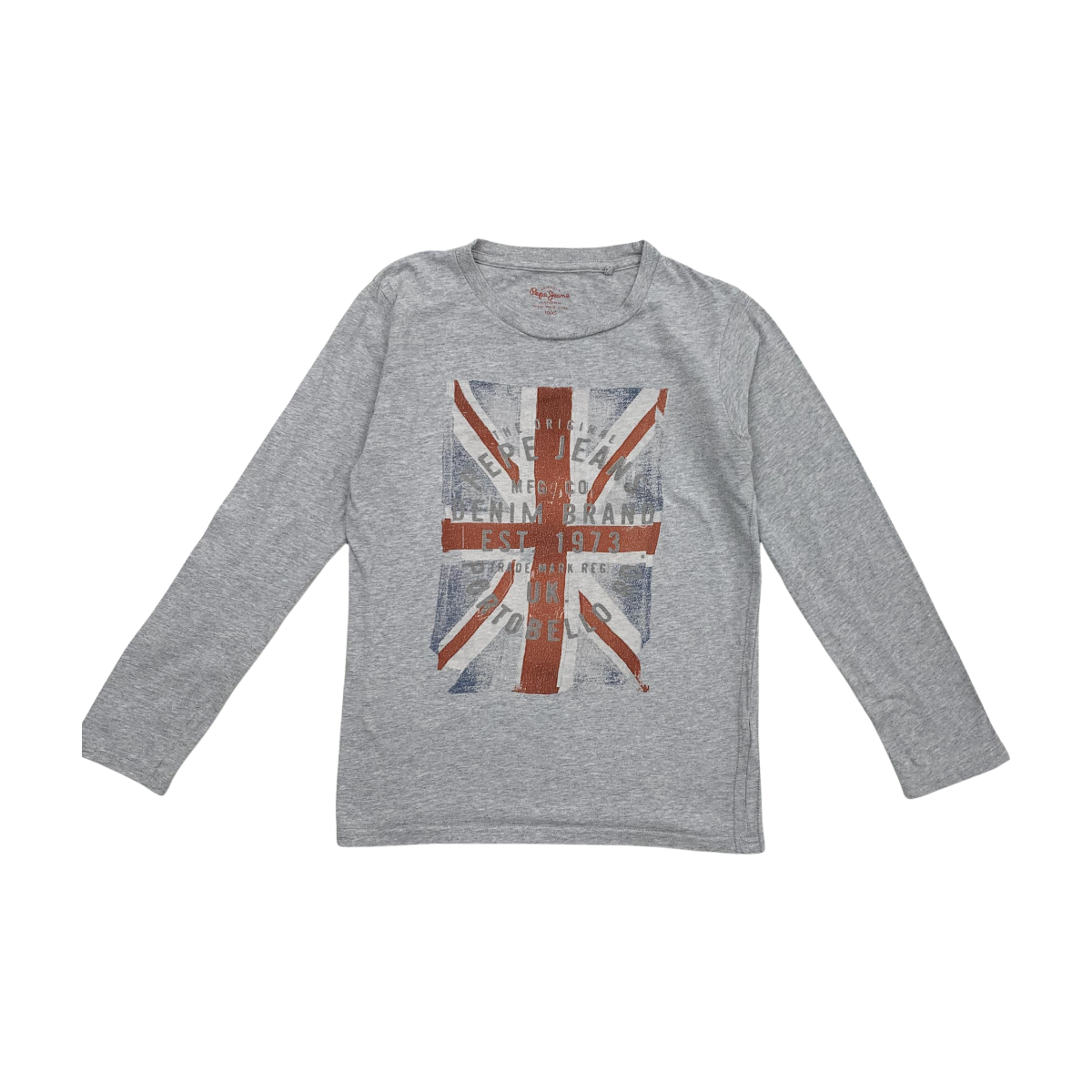 PEPE JEAN - T-SHIRT - GRIS - 10 ANS