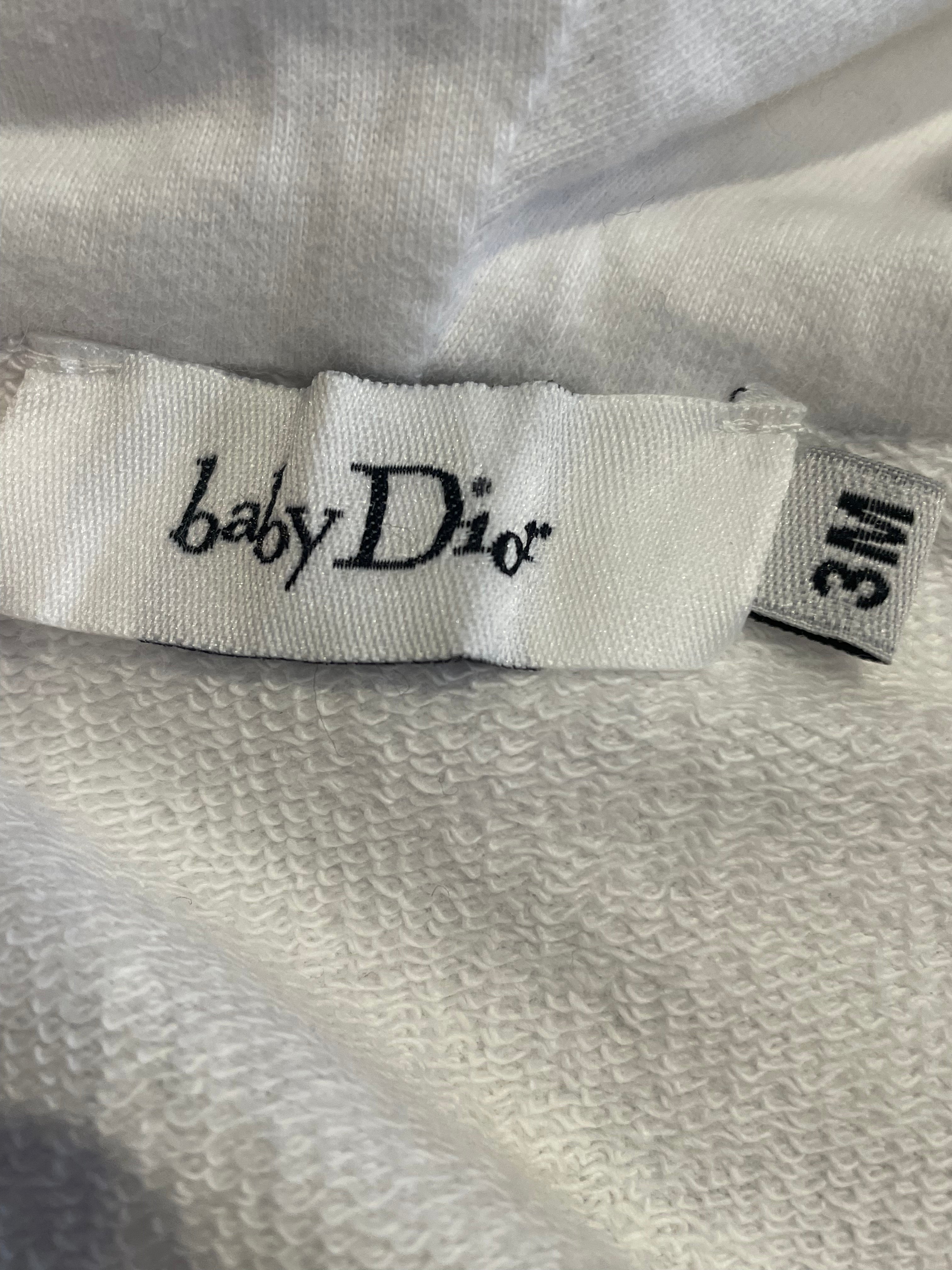 BABY DIOR - CARDIGAN - WHITE, BLACK - 3 MONTHS