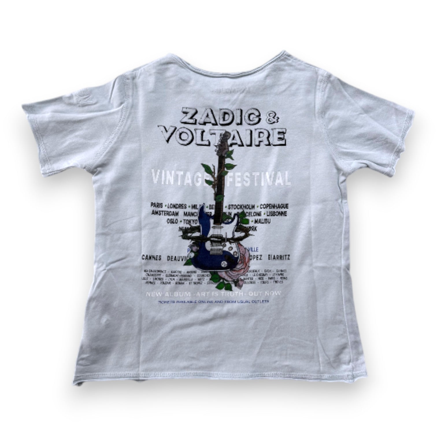 ZADIG & VOLTAIRE - T-SHIRT - BLAU - 4 JAHRE