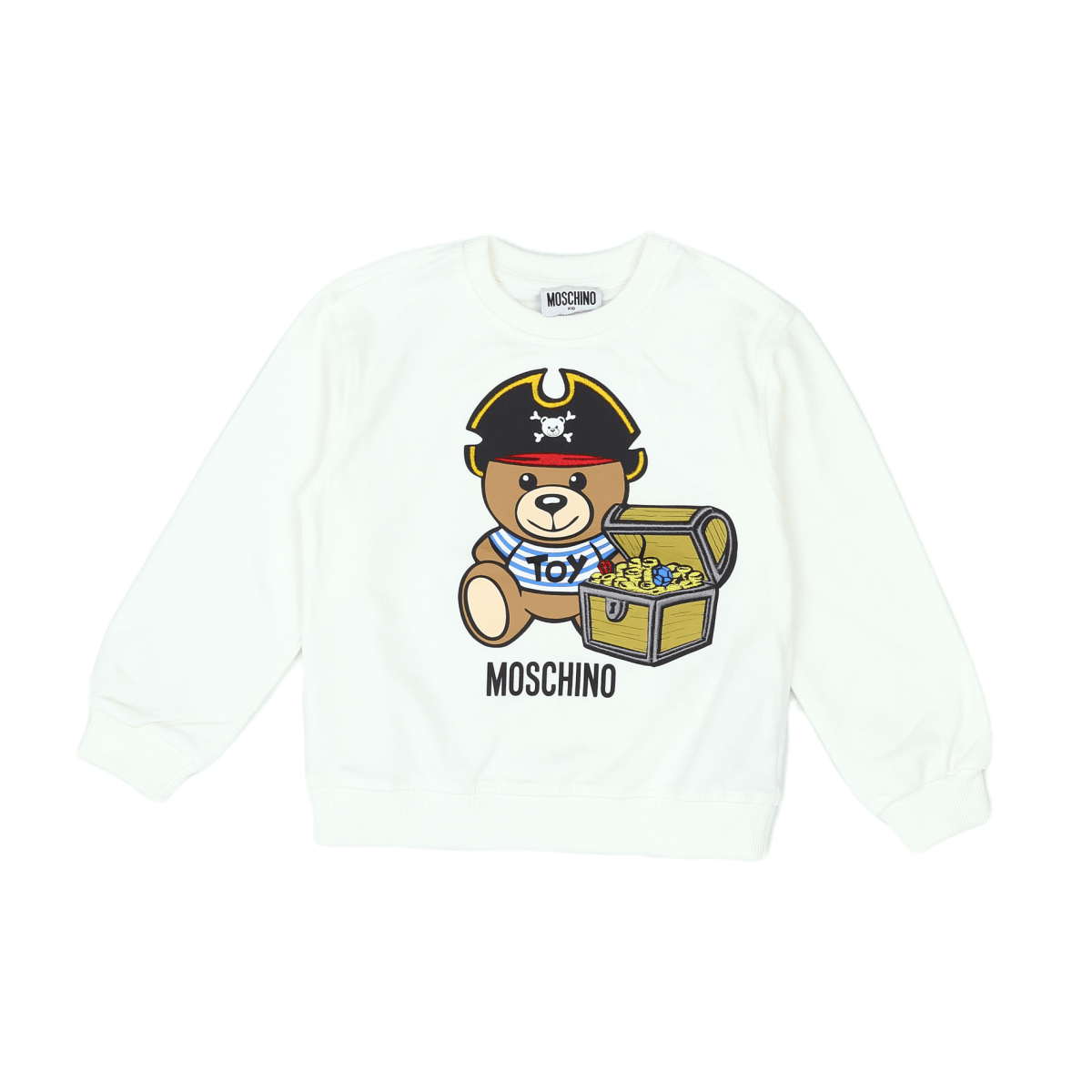 DSQUARED2 - SWEAT - BLANC - 4 ANS