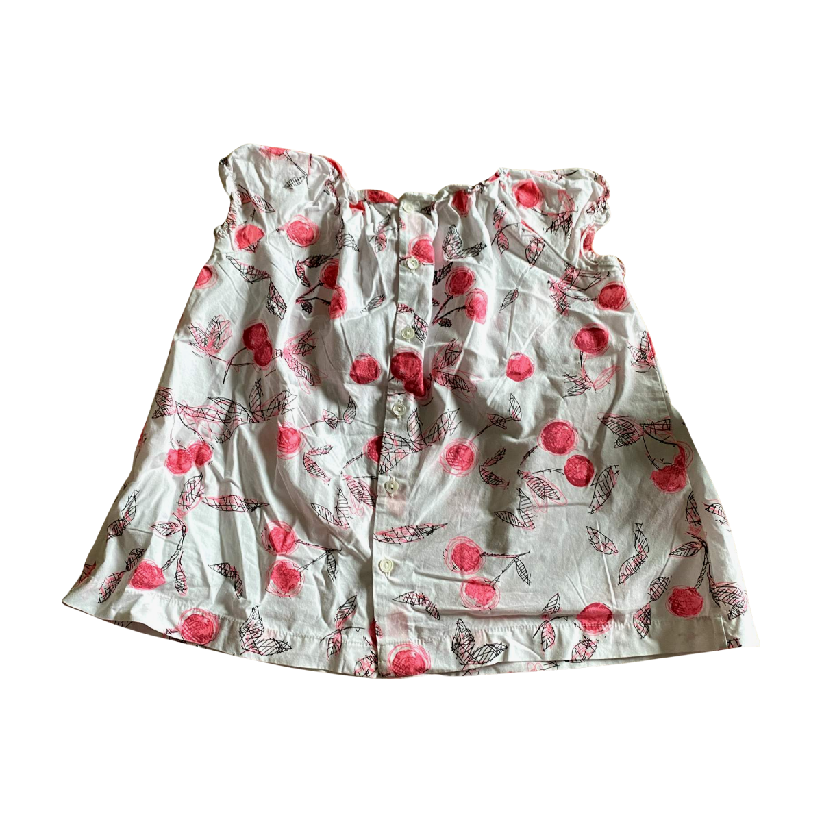 BONPOINT - ROBE - BLANC, ROSE - 12 MOIS