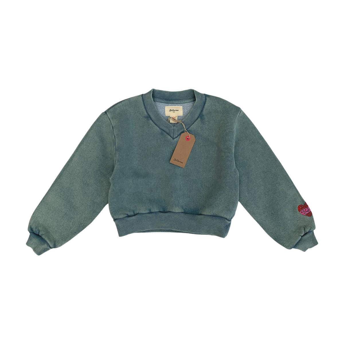 BELLEROSE - PULL - VERT - 6 ANS