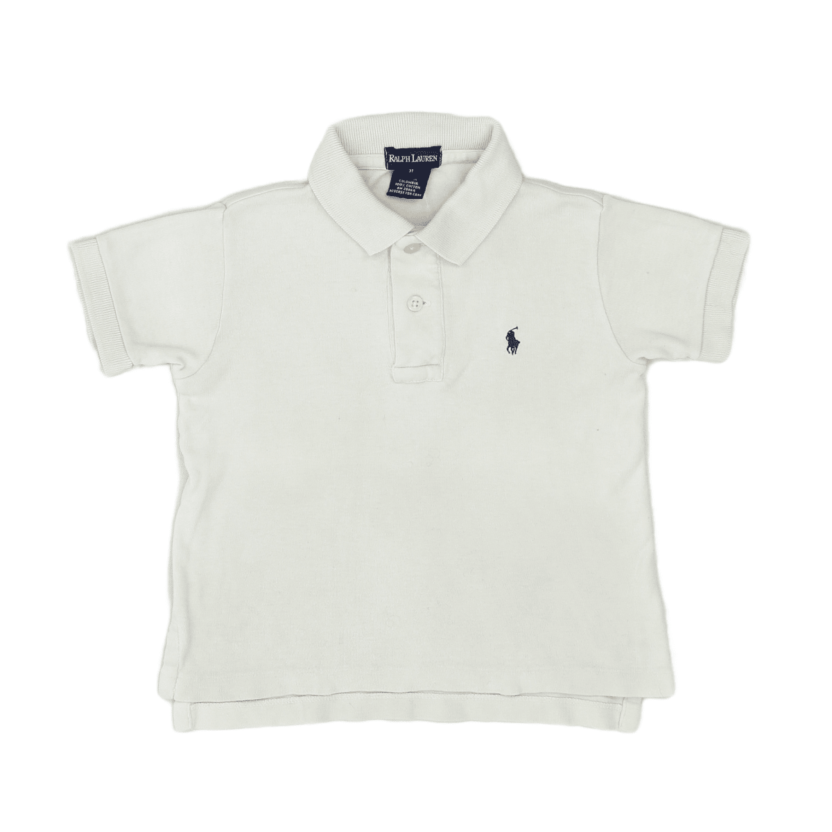 RALPH LAUREN - POLO SHIRT - BEIGE - 3 YEARS