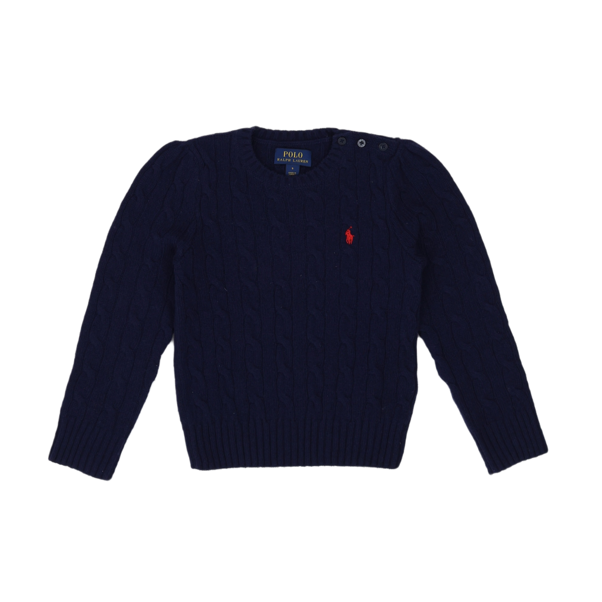 RALPH LAUREN - PULL - BLEU - 5 ANS