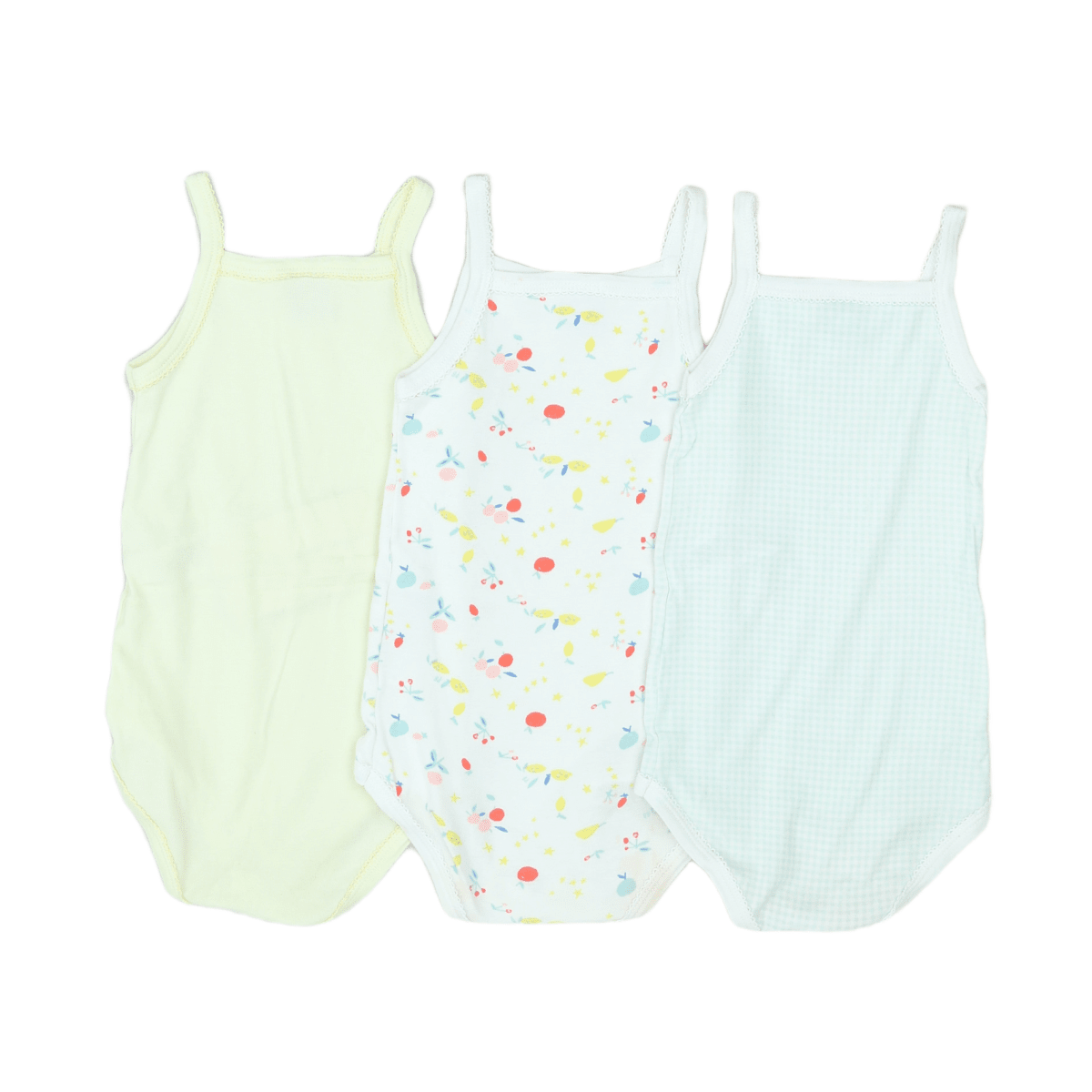 PETIT BATEAU - ENSEMBLE BODY - JAUNE - 24 MOIS