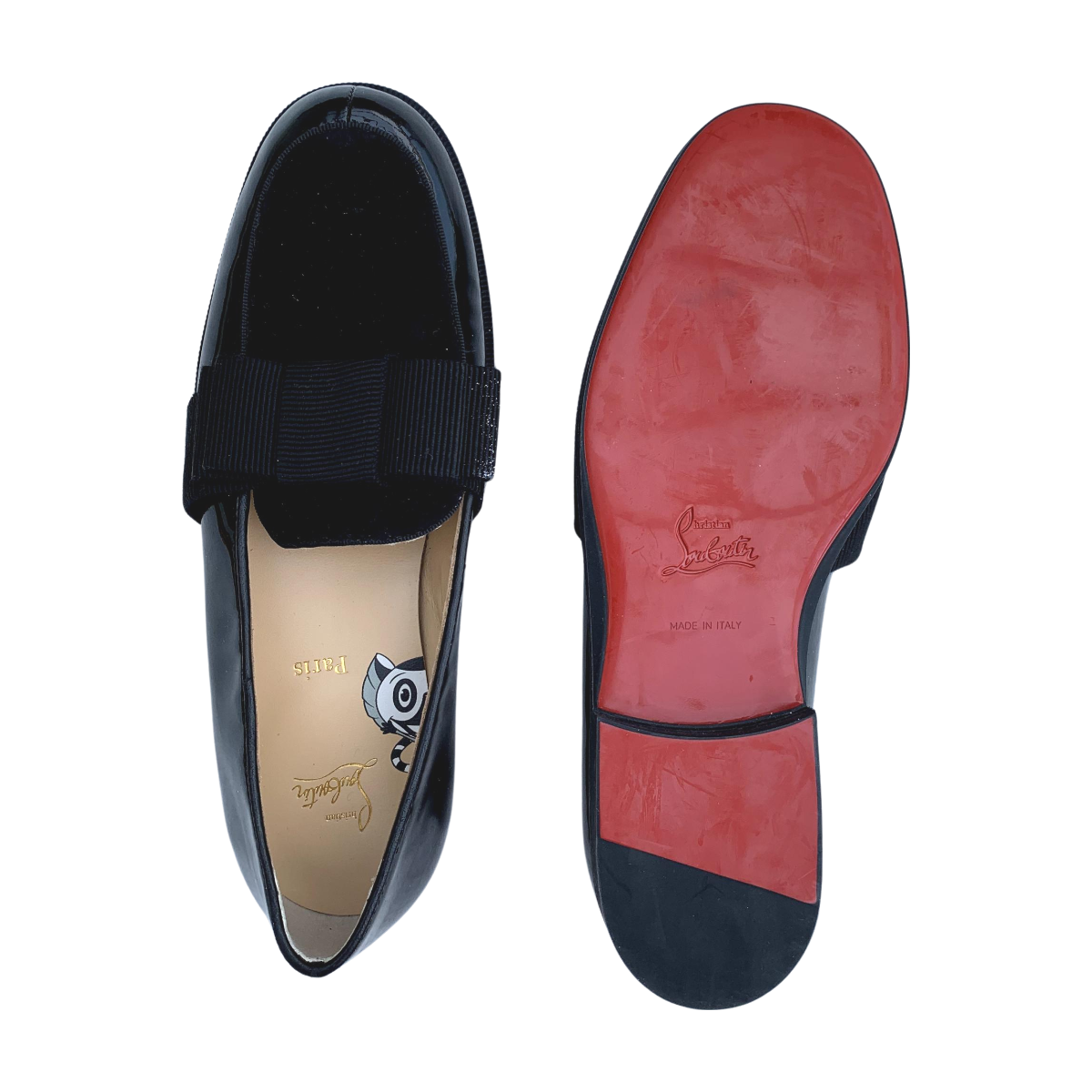 CHRISTIAN LOUBOUTIN - MOCASSINS - NOIR - 35