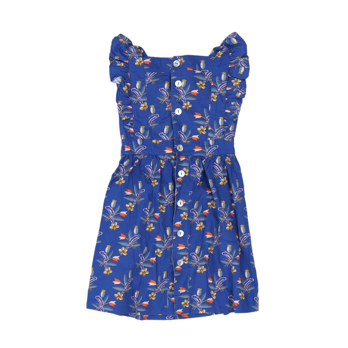 BONTON - ROBE - BLEU - 4 ANS