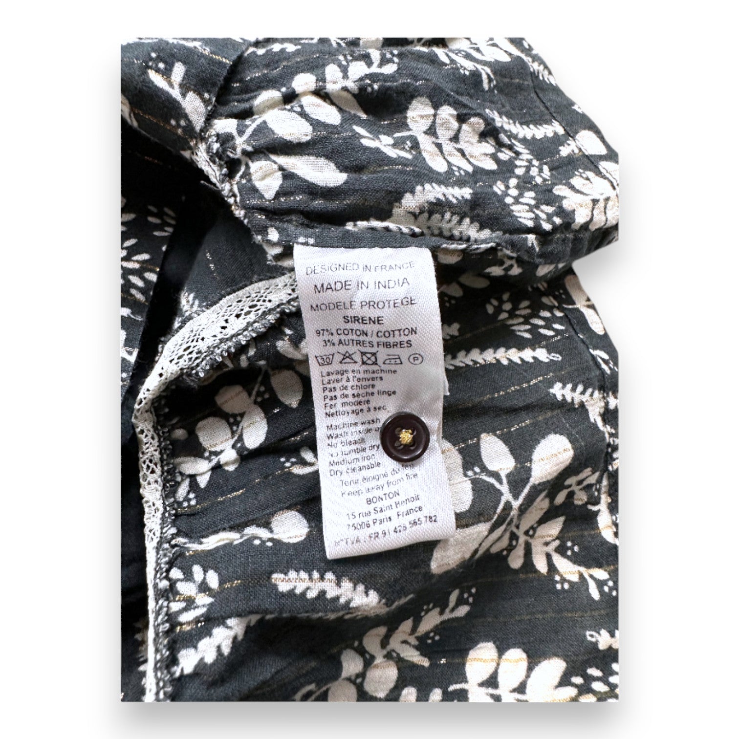 BONTON - DRESS - GREY - 4 YEARS