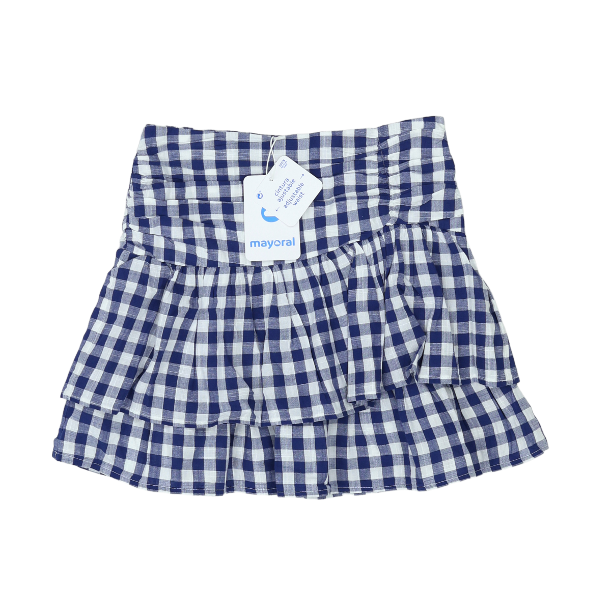MAYORAL - JUPE - BLEU, BLANC - 10 ANS