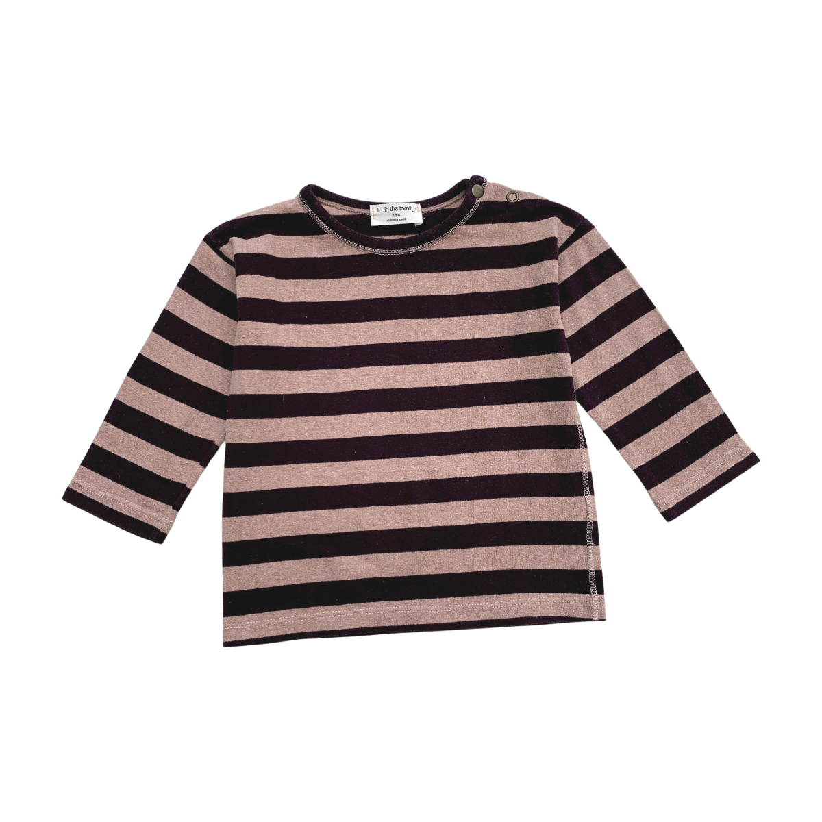 1 + IN THE FAMILY - T-SHIRT - VIOLET, ROSE - 18 MOIS