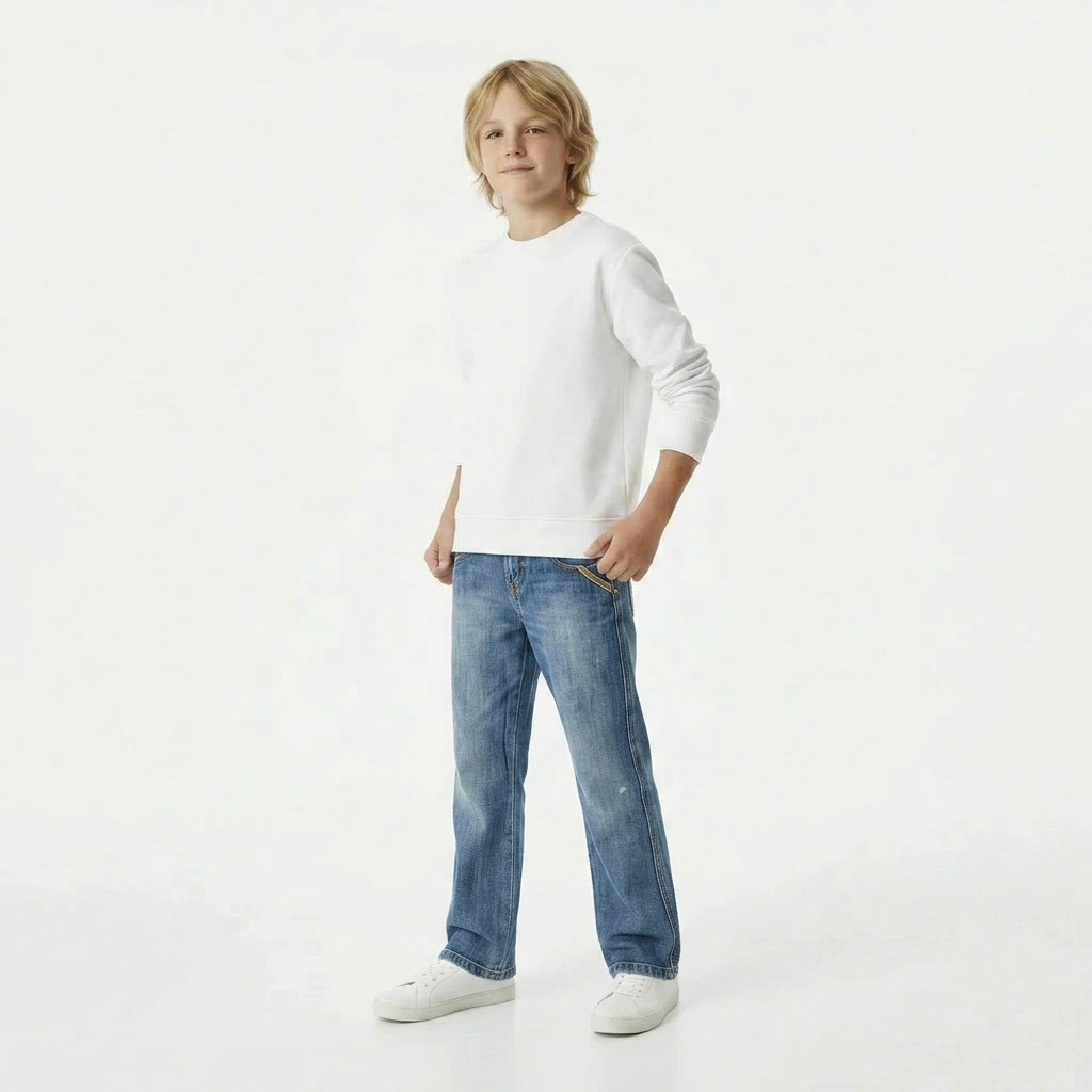 DIESEL - PANTALON - BLEU - 8 ANS