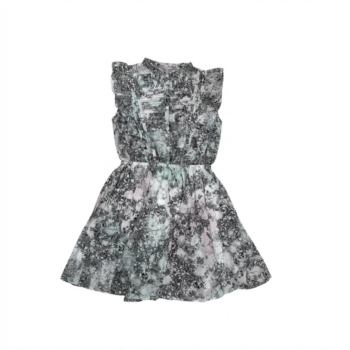 ZADIG & VOLTAIRE - ROBE - GRIS, ROSE - 10 ANS