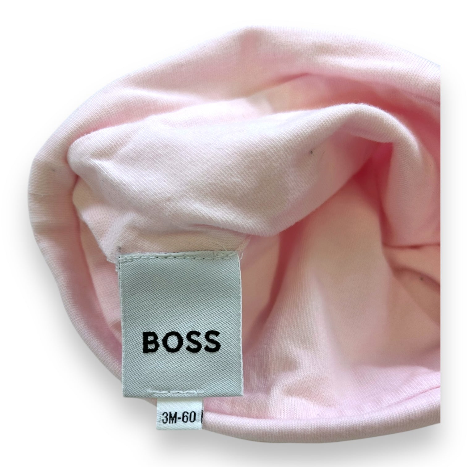HUGO BOSS - HAT - PINK - 3 MONTHS