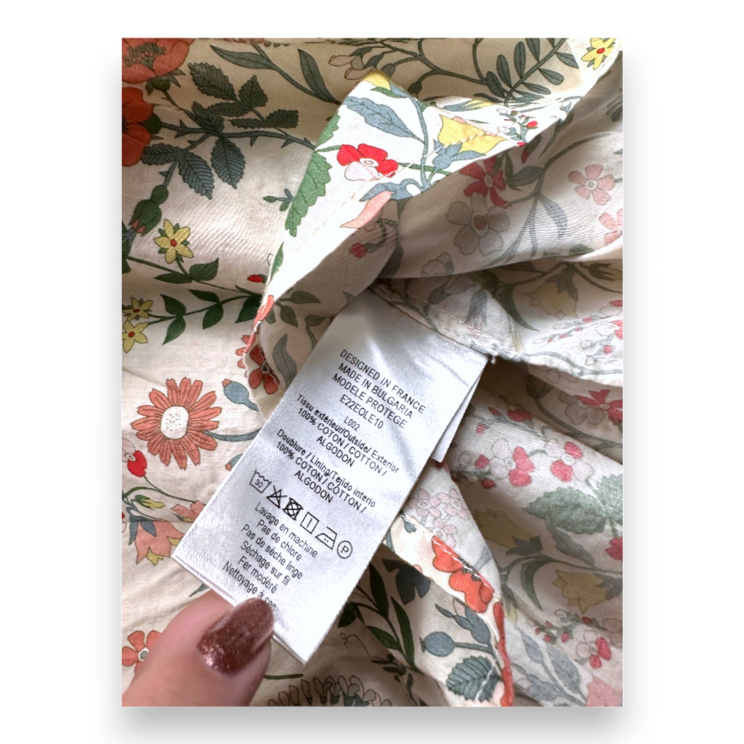 BONTON - Bluse mit Blumenmuster - 8 Jahre