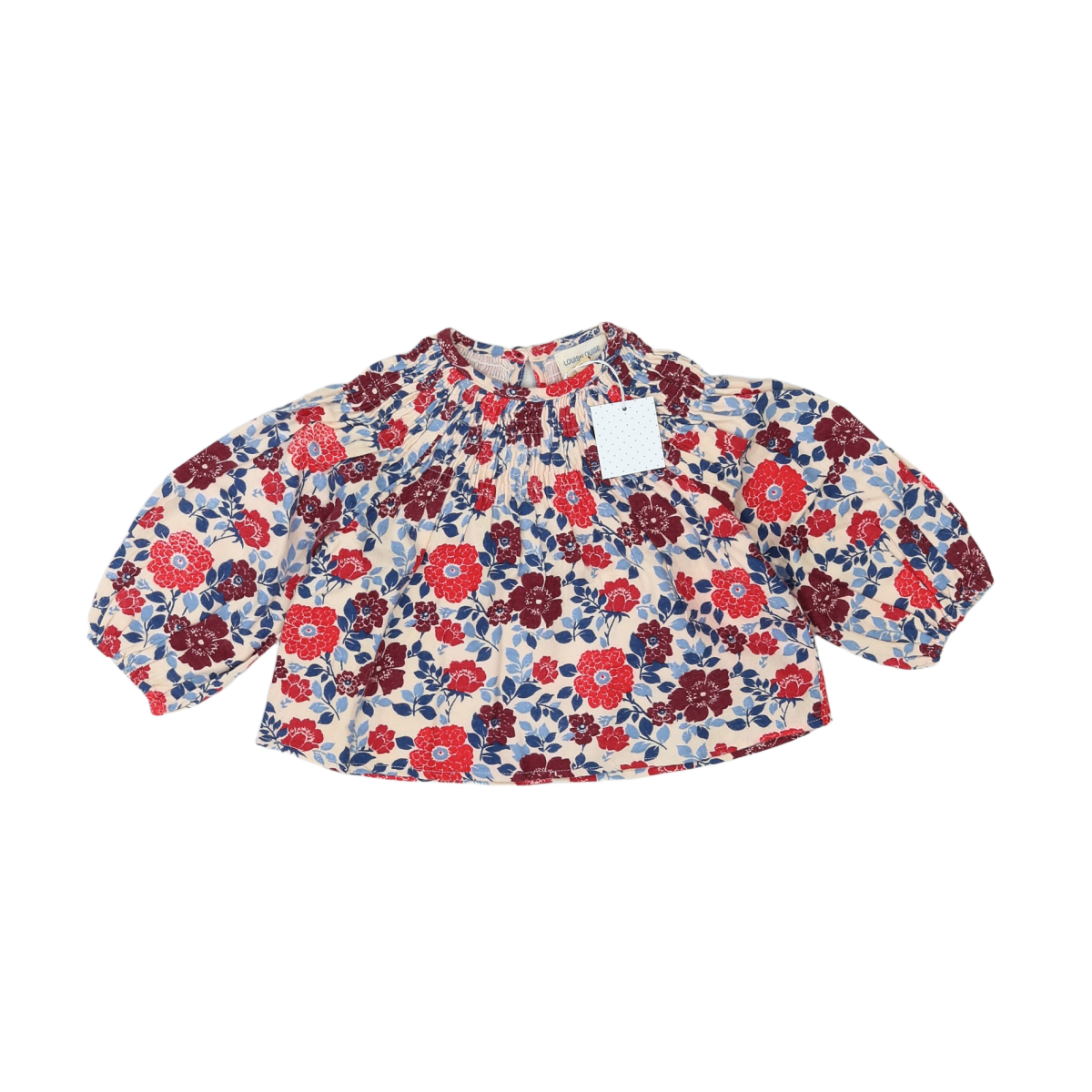 LOUIS LOUISE - BLOUSE - ROUGE - 24 MOIS