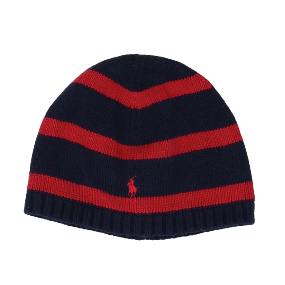 RALPH LAUREN - BONNET - BLEU, ROUGE - TAILLE UNIQUE