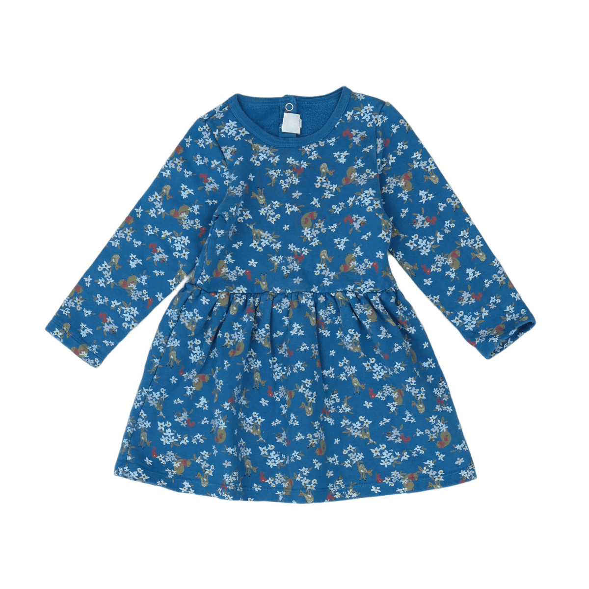 LITTLE BOAT - DRESS - BLUE - 4 YEARS