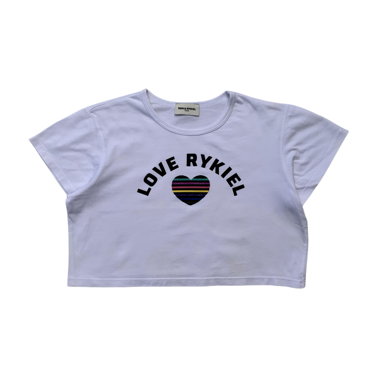 SONIA RYKIEL - T-SHIRT - BLANC - 9 ANS