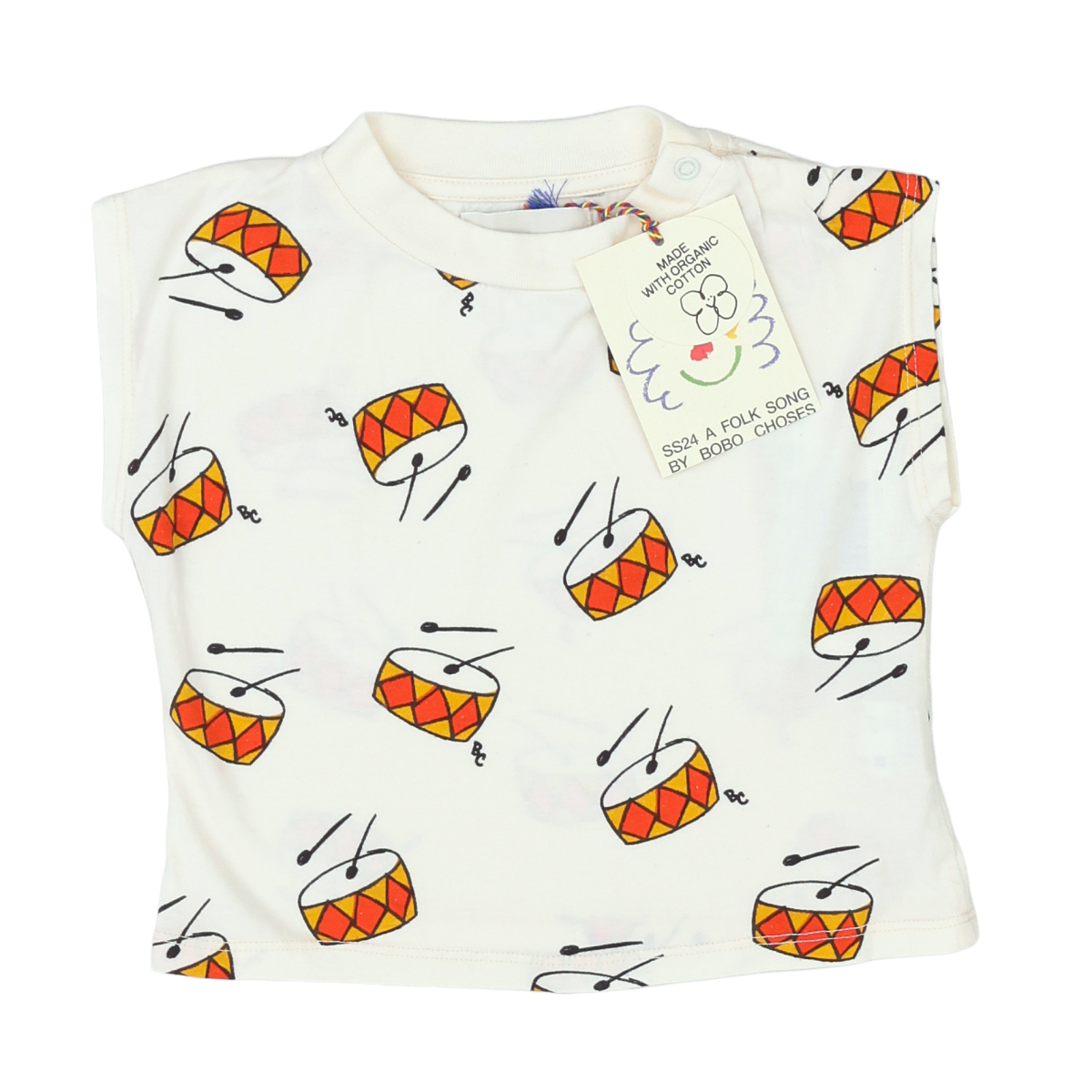 BOBO CHOSES - T-SHIRT - BEIGE - 12 MOIS